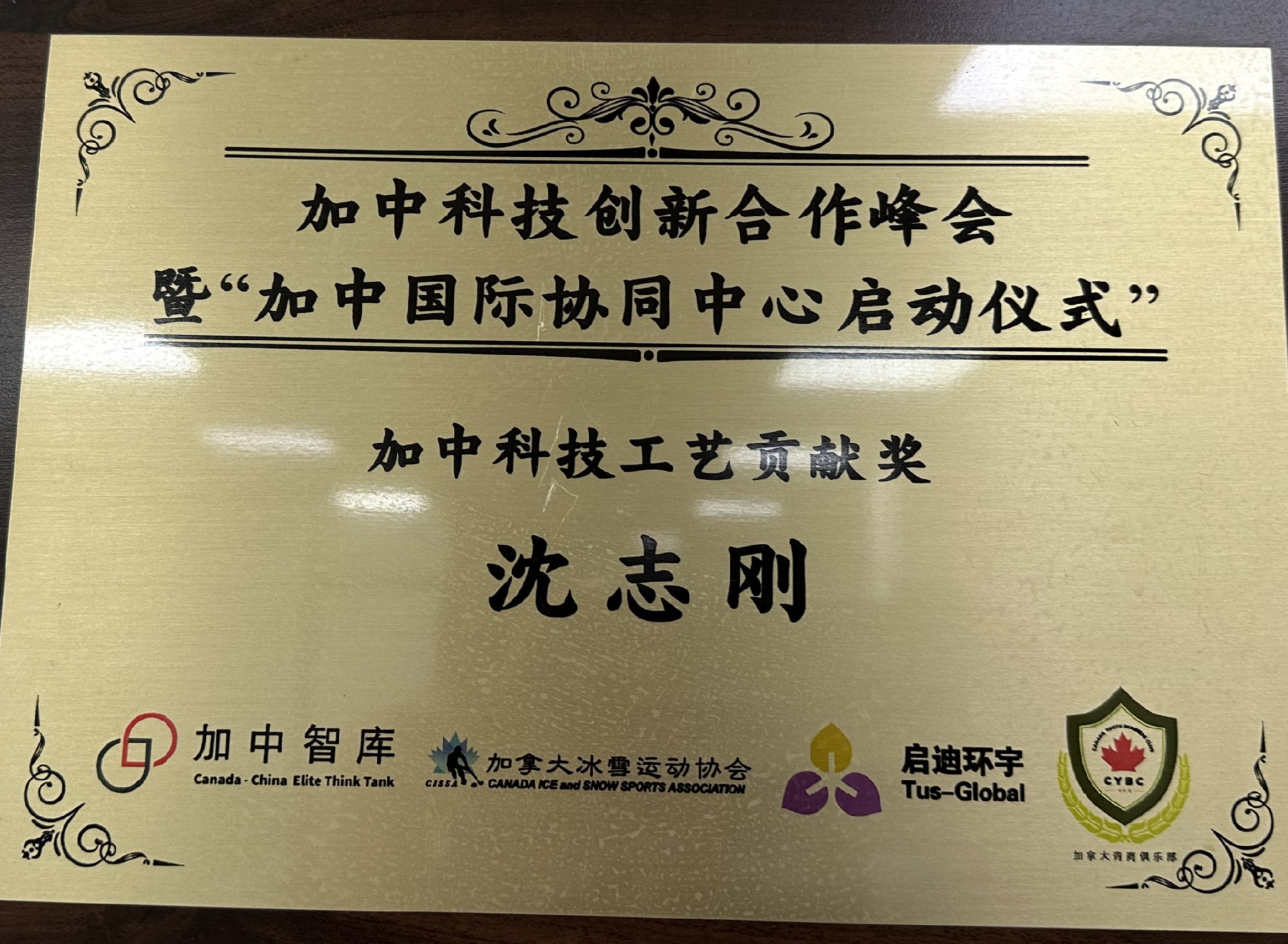 加中科技工藝貢獻獎 加中科技工藝貢獻獎